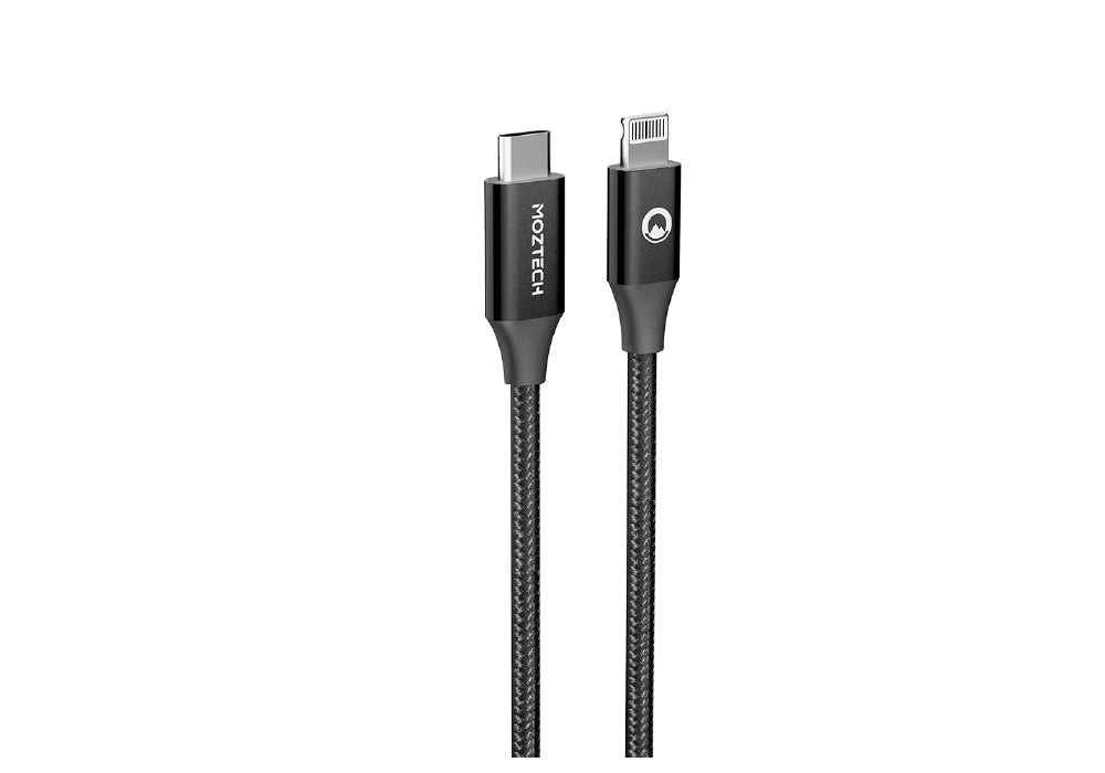 MOZTECH® USB-C to Lightning 編織傳輸充電線