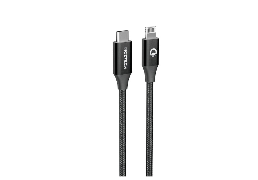 MOZTECH® USB-C to Lightning 編織傳輸充電線