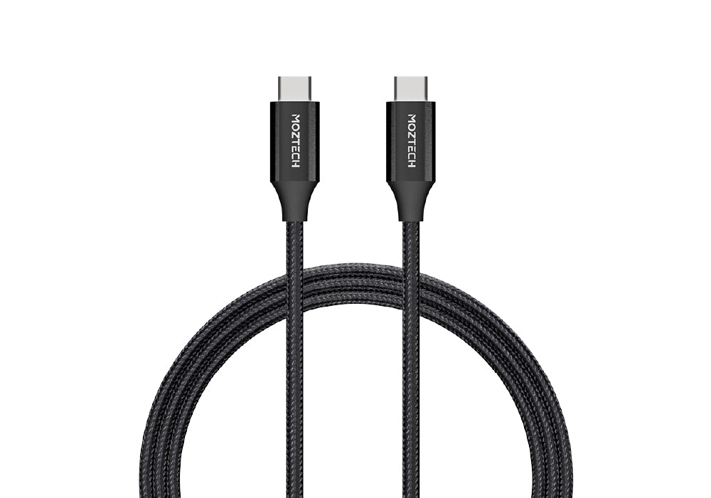 MOZTECH® USB-C to  USB-C 編織傳輸充電線