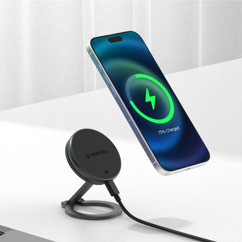 MOZTECH® Qi2磁吸無線充電盤
