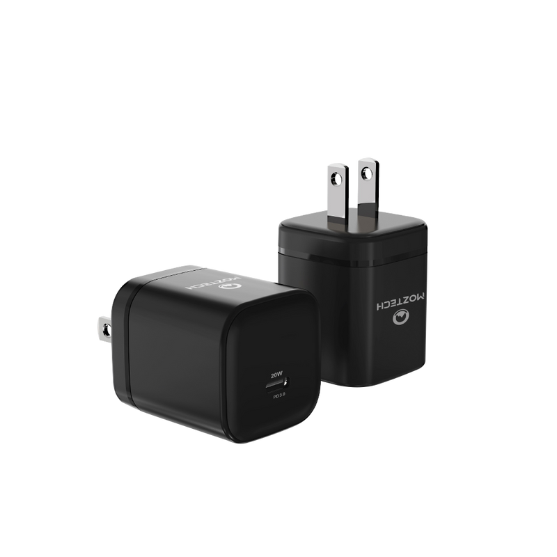 MOZTECH® M3 PD20W USB-C單口高速 充電器