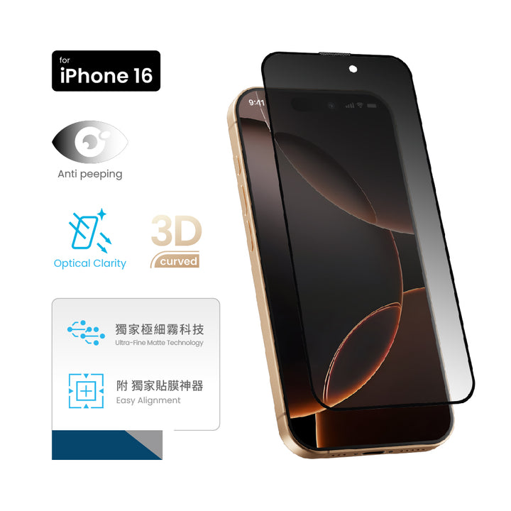 MOZTECH® iPhone 防窺晶霧貼 獨家專利
