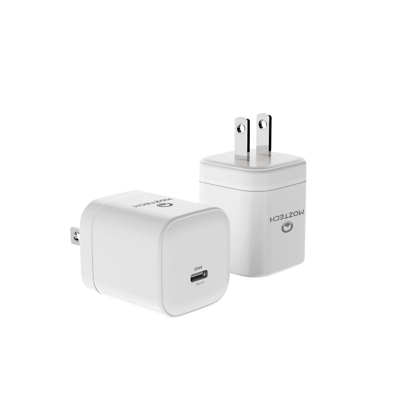 MOZTECH® M3 PD20W USB-C單口高速 充電器